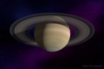 9519-0730; 5100 x 3400 pix; Saturn, rings, stars, planet, cosmos, space, nebula