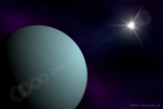 9519-5180; 4500 x 3000 pix; Uranium, planet, flare, sun