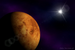 9519-4680; 4500 x 3000 pix; Venus, planet, flare, sun